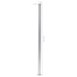 vidaXL Postes de valla 3 unidades aluminio 185 cm vidaXL Postes de valla 3 unidades aluminio 185 cm