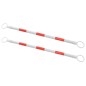 vidaXL Barras retráctiles de cono de tráfico 2 uds plástico 116-197 cm vidaXL Barras retráctiles de cono de tráfico 2 uds plástico 116-197 cm