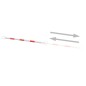 vidaXL Barras retráctiles de cono de tráfico 2 uds plástico 116-197 cm vidaXL Barras retráctiles de cono de tráfico 2 uds plástico 116-197 cm