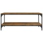 vidaXL Mesa de centro madera contrachapada roble ahumado 100x50x40 cm vidaXL Mesa de centro madera contrachapada roble ahumado 100x50x40 cm