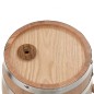 vidaXL Barril de vino con grifo madera roble macizo 6 L vidaXL Barril de vino con grifo madera roble macizo 6 L