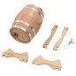 vidaXL Barril de vino con grifo madera roble macizo 6 L vidaXL Barril de vino con grifo madera roble macizo 6 L
