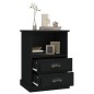vidaXL Mesitas de noche 2 unidades negro 43x36x60 cm vidaXL Mesitas de noche 2 unidades negro 43x36x60 cm