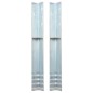 vidaXL Anclaje de tierra forma de L 2 uds acero galvanizado 5x5x50 cm vidaXL Anclaje de tierra forma de L 2 uds acero galvanizado 5x5x50 cm