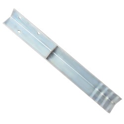 vidaXL Anclaje de tierra forma de L 2 uds acero galvanizado 5x5x50 cm