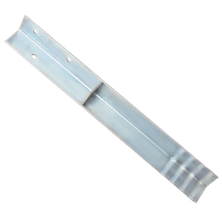 vidaXL Anclaje de tierra forma de L 2 uds acero galvanizado 5x5x50 cm