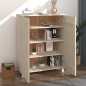vidaXL Zapatero HAMAR madera pino maciza marrón miel 85x40x108 cm vidaXL Zapatero HAMAR madera pino maciza marrón miel 85x40x108 cm