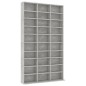 vidaXL Armario para CDs madera contrachapada gris 102x16x177,5 cm vidaXL Armario para CDs madera contrachapada gris 102x16x177,5 cm