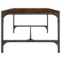 vidaXL Mesa de centro madera contrachapada marrón roble 100x50x35 cm