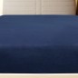 vidaXL Sábana bajera jersey algodón azul marino 140x200 cm vidaXL Sábana bajera jersey algodón azul marino 140x200 cm
