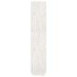 vidaXL Estantería/divisor de espacios madera pino blanco 60x35x167 cm