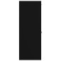 vidaXL Armario de baño madera contrachapada negro 30x30x80 cm vidaXL Armario de baño madera contrachapada negro 30x30x80 cm
