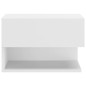 vidaXL Mesita de noche de pared blanca vidaXL Mesita de noche de pared blanca