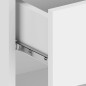 vidaXL Mesita de noche de pared blanca vidaXL Mesita de noche de pared blanca