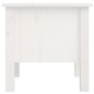 vidaXL Mesa auxiliar 2 uds de madera maciza de pino blanco 40x40x39 cm vidaXL Mesa auxiliar 2 uds de madera maciza de pino blanco 40x40x39 cm