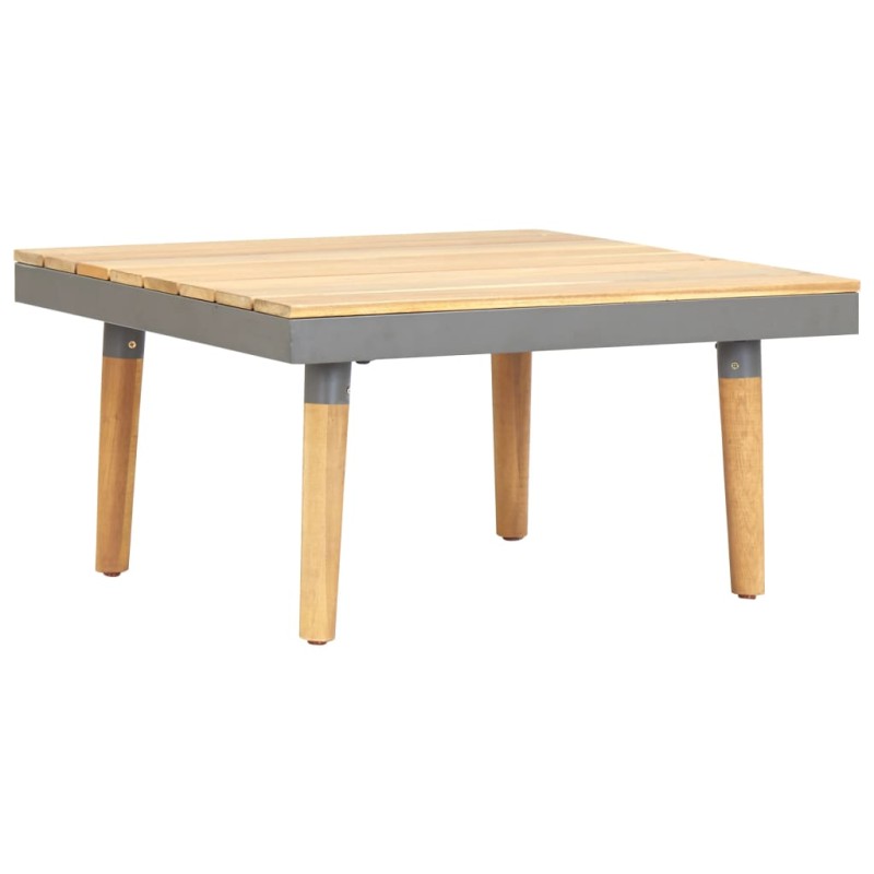 vidaXL Mesa de centro de jardín madera maciza de acacia 60x60x31,5 cm vidaXL Mesa de centro de jardín madera maciza de acacia 60x60x31,5 cm