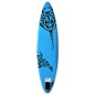 vidaXL Juego de tabla de paddle surf hinchable azul 320x76x15 cm