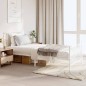 vidaXL Estructura cama metal con cabecero y pie cama blanca 90x200 cm vidaXL Estructura cama metal con cabecero y pie cama blanca 90x200 cm