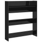 vidaXL Zapateros de pared 2 uds contrachapada negro brillo 80x18x90 cm vidaXL Zapateros de pared 2 uds contrachapada negro brillo 80x18x90 cm