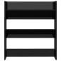 vidaXL Zapateros de pared 2 uds contrachapada negro brillo 80x18x90 cm vidaXL Zapateros de pared 2 uds contrachapada negro brillo 80x18x90 cm