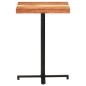vidaXL Mesa alta de bar cuadrada madera de acacia maciza 60x60x110 cm