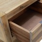 vidaXL Mesita de noche con cajón madera acacia maciza 40x30x48 cm