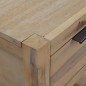 vidaXL Mesita de noche con cajón madera acacia maciza 40x30x48 cm