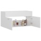 vidaXL Armario para lavabo madera contrachapada blanco 90x38,5x46 cm vidaXL Armario para lavabo madera contrachapada blanco 90x38,5x46 cm