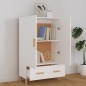 vidaXL Aparador de madera contrachapada blanco 70x31x115 cm vidaXL Aparador de madera contrachapada blanco 70x31x115 cm