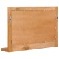 vidaXL Espejo de pared con estante madera maciza de teca 60x12x40 cm vidaXL Espejo de pared con estante madera maciza de teca 60x12x40 cm