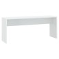 vidaXL Juego de comedor 3 piezas madera contrachapada blanco vidaXL Juego de comedor 3 piezas madera contrachapada blanco