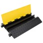 vidaXL Rampas protectoras de cables con 2 canales goma 90 cm vidaXL Rampas protectoras de cables con 2 canales goma 90 cm