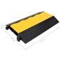 vidaXL Rampas protectoras de cables con 2 canales goma 90 cm vidaXL Rampas protectoras de cables con 2 canales goma 90 cm
