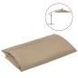 vidaXL Tela de repuesto para sombrilla voladiza gris taupé 300 cm vidaXL Tela de repuesto para sombrilla voladiza gris taupé 300 cm