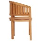 vidaXL Sillas con forma de banana 2 unidades de madera maciza de teca vidaXL Sillas con forma de banana 2 unidades de madera maciza de teca