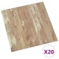vidaXL Tarimas de suelo autoadhesivas 20 unidades PVC 1,86 m² marrón