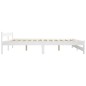 vidaXL Estructura de cama de madera maciza de pino blanco 160x200 cm vidaXL Estructura de cama de madera maciza de pino blanco 160x200 cm