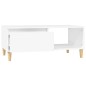 vidaXL Mesa de centro madera contrachapada blanco 90x50x36,5 cm vidaXL Mesa de centro madera contrachapada blanco 90x50x36,5 cm