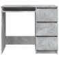 vidaXL Escritorio de madera contrachapada gris hormigón 90x45x76 cm vidaXL Escritorio de madera contrachapada gris hormigón 90x45x76 cm
