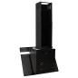 vidaXL Campana extractora pared acero y vidrio templado negro 60 cm vidaXL Campana extractora pared acero y vidrio templado negro 60 cm