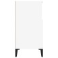 vidaXL Aparador de madera contrachapada blanco 60x35x70 cm