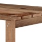vidaXL Sofá de esquina de palés jardín madera pino impregnada marrón vidaXL Sofá de esquina de palés jardín madera pino impregnada marrón