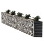 vidaXL Cesta de muro de gaviones acero galvanizado 300x30x100 cm vidaXL Cesta de muro de gaviones acero galvanizado 300x30x100 cm