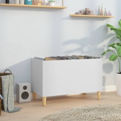 vidaXL Mueble para discos madera contrachapada blanco 74,5x38x48 cm