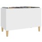 vidaXL Mueble para discos madera contrachapada blanco 74,5x38x48 cm vidaXL Mueble para discos madera contrachapada blanco 74,5x38x48 cm