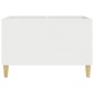 vidaXL Mueble para discos madera contrachapada blanco 74,5x38x48 cm vidaXL Mueble para discos madera contrachapada blanco 74,5x38x48 cm