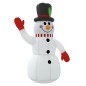 vidaXL Muñeco de nieve hinchable con LED 120 cm vidaXL Muñeco de nieve hinchable con LED 120 cm