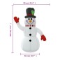 vidaXL Muñeco de nieve hinchable con LED 120 cm vidaXL Muñeco de nieve hinchable con LED 120 cm