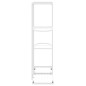 vidaXL Soporte de flores de 4 estantes de metal blanco 43x22x76 cm vidaXL Soporte de flores de 4 estantes de metal blanco 43x22x76 cm