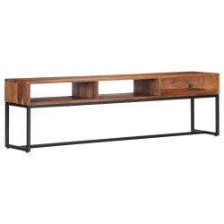 vidaXL Mueble para TV 160x30x45 cm madera maciza de sheesham 
